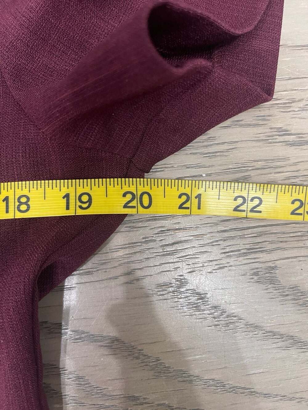 Kari's Korner Vintage 1980s Burgundy Double-Breasted Pantsuit Set Size 10P - Picture 7 of 8